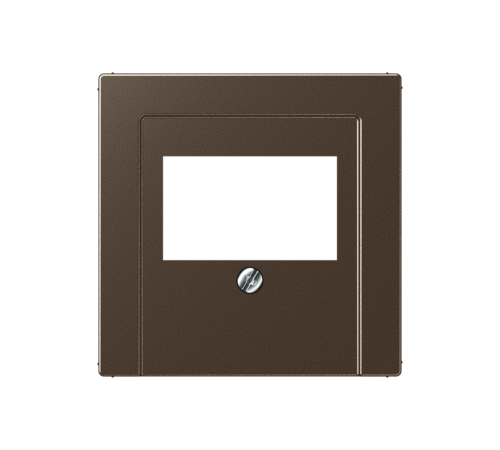 Крышка для ТАЕ и USB розеток, фиксация винтом; дюропласт; мокко; A500  A569PLTMO  Jung