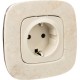Valena ALLURE DIY Сл.кость Розетка 1-ая с/з, безвинт.зажим  753821  Legrand