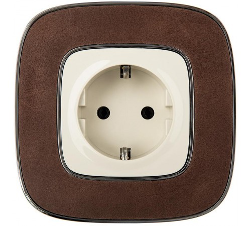 Valena ALLURE DIY Сл.кость Розетка 1-ая с/з, безвинт.зажим  753821  Legrand