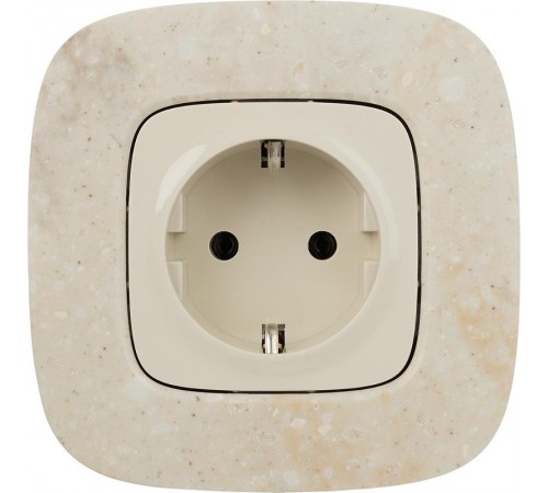 Valena ALLURE DIY Сл.кость Розетка 1-ая с/з, безвинт.зажим  753821  Legrand