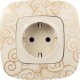 Valena ALLURE DIY Сл.кость Розетка 1-ая с/з, безвинт.зажим  753821  Legrand