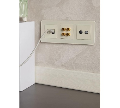 BRITE Рамка 3-ая РУ-3-2-Бр стекло песчаный RE  BR-M32-G-41-K98  IEK