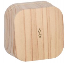 ВСп10-1-0-ХС Выключ. 1-кл. проход. о/у 10А GLORY сосна  EVH12-K34-10  IEK