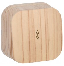 ВСп10-1-0-ХС Выключ. 1-кл. проход. о/у 10А GLORY сосна  EVH12-K34-10  IEK