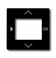 Плата центральная (накладка) для таймера 6455, 6456, серия solo/future, цвет антрацит  6430-0-0303   2CKA006430A0303  ABB