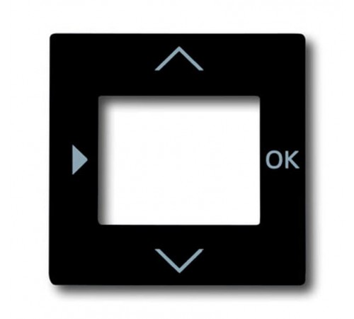 Плата центральная (накладка) для таймера 6455, 6456, серия solo/future, цвет антрацит  6430-0-0303   2CKA006430A0303  ABB