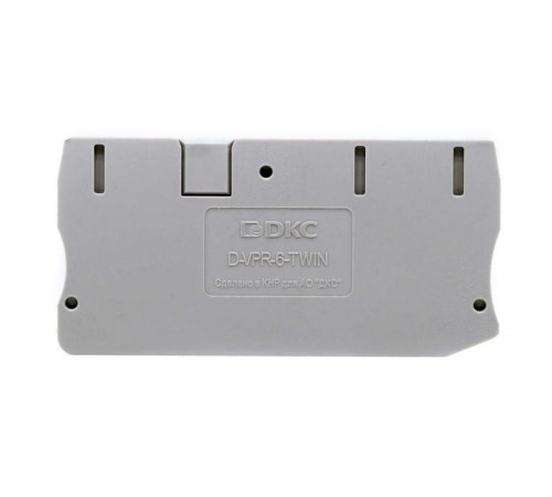 Изолятор торцевой для клемм VPR-6-TWIN  D-VPR-6-TWIN  DKC