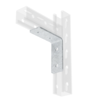 Уголок крепежный двойной, нержавеющая сталь AISI 304  IBMC1021C  DKC