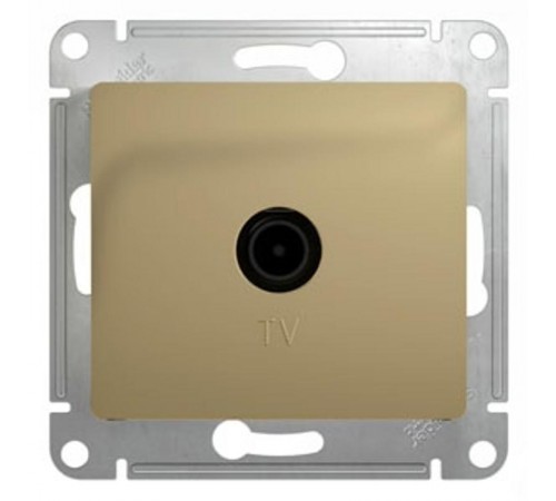 Glossa Титан TV Розетка проходная 4DB  GSL000492  SE