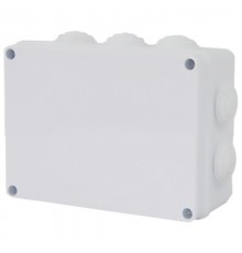 Коробка разветвительная 150*110*70 мм, 10 мембранных вводов, IP65, светло-серая, EBX30-03-65  39555  STEKKER