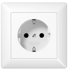 Штепсельная розетка SCHUKO 16A 250V~ с защитой от детей; белая AS1520KIWW Jung