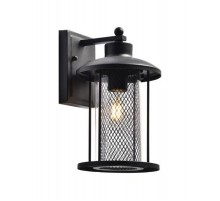 Светильник садово-парковый Feron PL721 на стену вниз 60W E27 230V, черный  48388  Feron