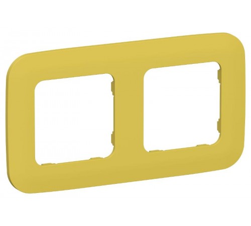 FLITE Artistic Рамка 2-ая РУ-2-А-ФлЖК желтый карри  FI-M22-31-20-K44  IEK
