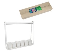 Набор для гидропоники "Минисад", фитосветильник LED с подст спектр для рассады и цвет ULT-P56-10W/SPSB IP20 MARBLE ECONOM  UL-00006094  Uniel