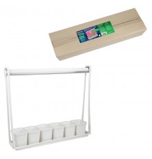 Набор для гидропоники "Минисад", фитосветильник LED с подст спектр для рассады и цвет ULT-P56-10W/SPSB IP20 MARBLE ECONOM  UL-00006094  Uniel