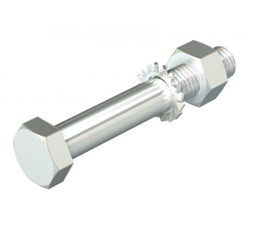 Комплект Болт+Шайба+Гайка M12x80 (SKS 12x80 A2)  6418279  OBO Bettermann