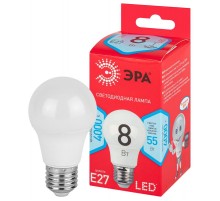 Лампа светодиодная RED LINE LED A55-8W-840-E27 R E27 8Вт нейтральный белый свет  Б0052382  ЭРА