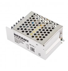 Источник питания 220V AC/12V DC, 3A, 36W с разъёмами под винт, без влагозащиты (IP23)  200-036-1  REXANT