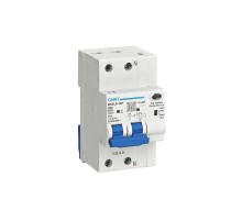 Выключатель автоматический дифференциального тока NB2LE-80ZT 1P+N 10А 10мА электронный тип AC, хар-ка C, 6кА (R)  448138  CHINT