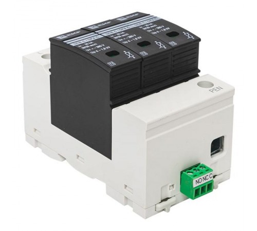 Ограничитель импульсных напряжений серии ОПВ-C/3P In 20кА 400В (с сигнализацией) EKF PROxima  opv-c3  EKF