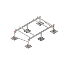 Опорная конструкция для установки оборудования TECHNORAPTOR STEELFOOT 2000х1200 HD  KM-TR-STF-SSEI-2000-1200 HD  КМ - профиль