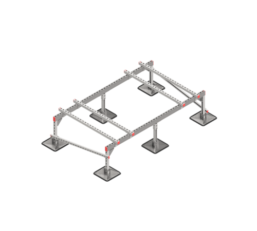 Опорная конструкция для установки оборудования TECHNORAPTOR STEELFOOT 2000х1200 HD  KM-TR-STF-SSEI-2000-1200 HD  КМ - профиль