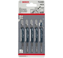 Пилки для лобзика 5шт T 144 D Speed for Wood, HCS  2608630040  BOSCH