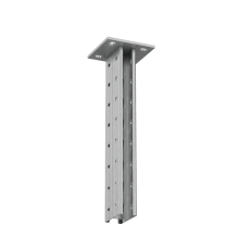 Страт-стойка двойная усиленная 41х41 L900 мм s:2,5 (тройная перфорация)  2PSTPH41-900 3P  КМ-Профиль