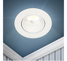 Светильник встраиваемый точечный KL90 WH MR16/GU5.3 белый, пластиковый  Б0054369  ЭРА