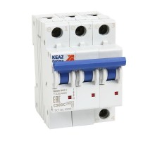 Выключатель автоматический трёхполюсный OptiDin BM63-3B1-DC-УХЛ3 (Новый) 337987 КЭАЗ