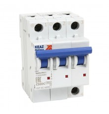 Выключатель автоматический трёхполюсный OptiDin BM63-3B1-DC-УХЛ3 (Новый) 337987 КЭАЗ