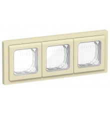 FLITE Рамка 3-местная IP55 Рпро-3-55-ФлН навахо  FI-M30-32-55-K87  IEK