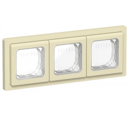FLITE Рамка 3-местная IP55 Рпро-3-55-ФлН навахо  FI-M30-32-55-K87  IEK