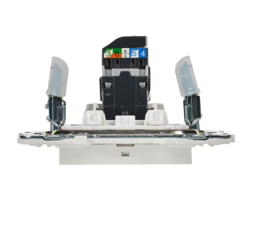 SKANDY Розетка компьютерная RJ45 кат.5E SK-K01W арктический белый  SK-K10-1-K01  IEK