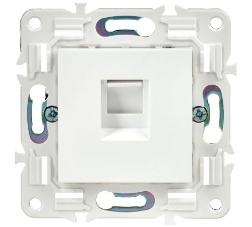 SKANDY Розетка компьютерная RJ45 кат.5E SK-K01W арктический белый  SK-K10-1-K01  IEK