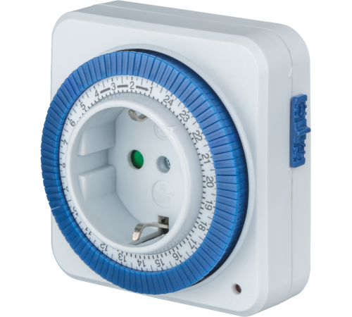 Таймер 61 558 NTR-A-S02-WH розет.электромех. 61558 Navigator