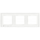Рамка для розеток и выключателей ЭРА Серия 12 12-5003-01М на 3 поста, белый матовый   Б0065738  ЭРА