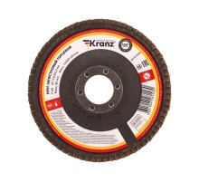 Круг лепестковый торцевой, P60, 115х22,2мм  KR-90-0006  Kranz