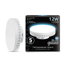 Лампа светодиодная LED 12Вт GX70 220В 4100К  131016212  Gauss
