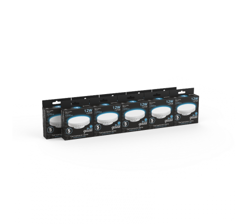 Лампа светодиодная LED 12Вт GX70 220В 4100К  131016212  Gauss