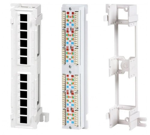 PPTR-CSS-1-6xDLC-MM/BG-BL Корпус кассеты для оптических претерминированных решений, 6 дуплексных портов LC/PC 236812  Hyperline