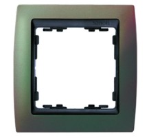 Simon 82 Рамка декоративная, 4 поста, S82, хамелеон-графит  82846-37  Simon