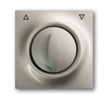 Плата центральная с поворотной ручкой,, для механизма выключателя жалюзи , серия impuls, цвет шампань-металлик  1753-0-5341   2CKA001753A5341  ABB