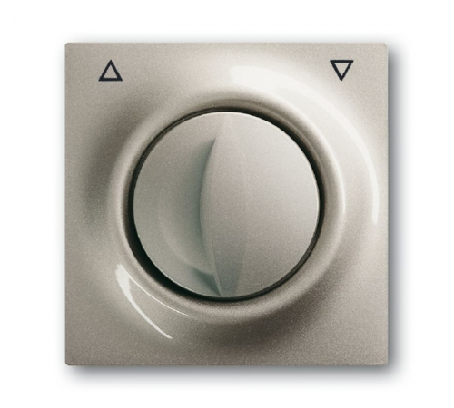 Плата центральная с поворотной ручкой,, для механизма выключателя жалюзи , серия impuls, цвет шампань-металлик  1753-0-5341   2CKA001753A5341  ABB