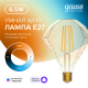 Лампа светодиодная филаментная Smart Home DIM+CCT E27 Diamond Golden 6,5 Вт 2000-5500 К 1/40  1370112  Gauss