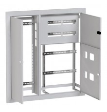 Щит этажный 4 кв. слаботочка слева (1000х950х160) Basic  mb28-v-4z  EKF