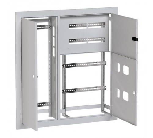 Щит этажный 4 кв. слаботочка слева (1000х950х160) Basic  mb28-v-4z  EKF