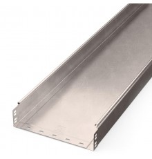 Лоток неперфорированный Стандарт INOX (AISI 409) 300х80х3000 (0,8 мм) (6 м/уп)  PR16.2399  Промрукав