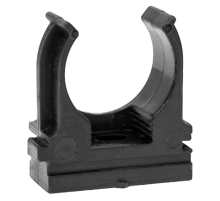 Крепеж-клипса для ручного монтажа d16 мм (100 шт) черная -Plast derj-z-16s-black  EKF