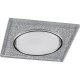 Светильник встраиваемый с белой LED подсветкой CD4040 потолочный GX53 без лампы, серебро, хром  40517  Feron